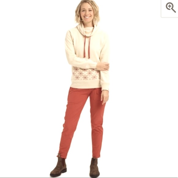 🕉 Burton Indie Trip Crush Neck Sweatshirt 🕉 ~Med - Picture 4 of 11